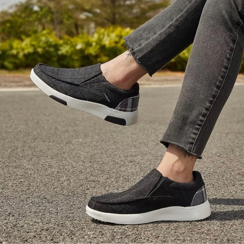 OrthoComfoot Womens Orthotic Slip On Walking Shoes, Comfortable Plantar Fasciiti